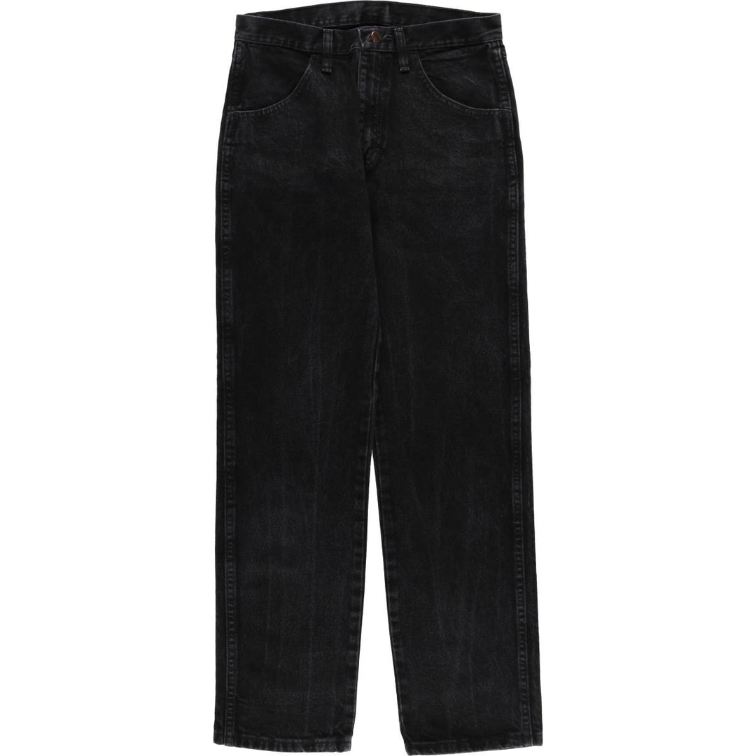 Rustler Black Denim Straight Denim Pants for Men, W30 equivalent cotton black type Vintage Second Hand