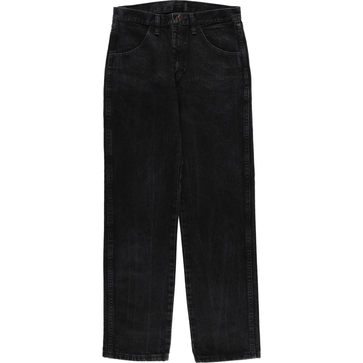 Rustler Black Denim Straight Denim Pants for Men, W30 equivalent cotton black type Vintage Second Hand