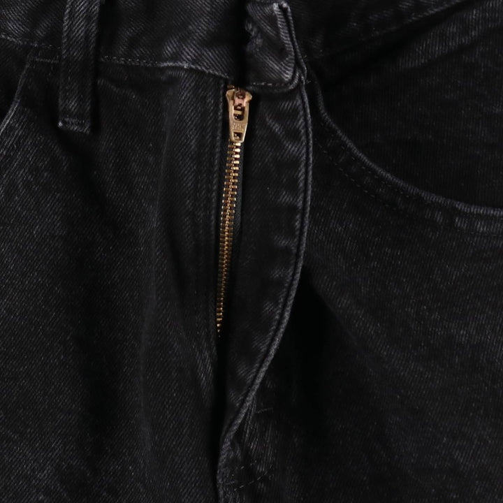 Rustler Black Denim Straight Denim Pants for Men, W30 equivalent cotton black type Vintage Second Hand