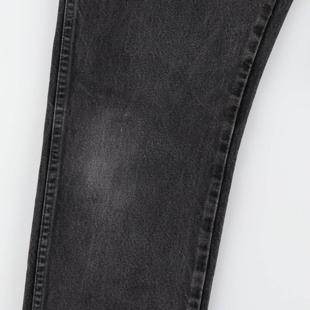 Rustler Black Denim Straight Denim Pants for Men, W32 equivalent cotton black type Vintage Second Hand