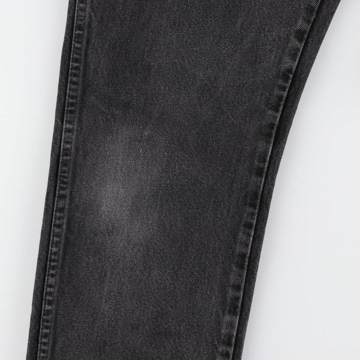 Rustler Black Denim Straight Denim Pants for Men, W32 equivalent cotton black type Vintage Second Hand