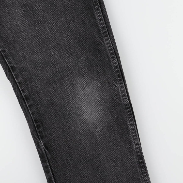 Rustler Black Denim Straight Denim Pants for Men, W32 equivalent cotton black type Vintage Second Hand