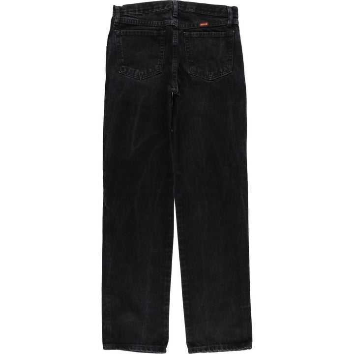 Rustler Black Denim Straight Denim Pants for Men, W30 equivalent cotton black type Vintage Second Hand