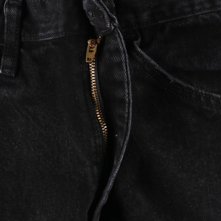 Rustler Black Denim Straight Denim Pants for Men, W30 equivalent cotton black type Vintage Second Hand