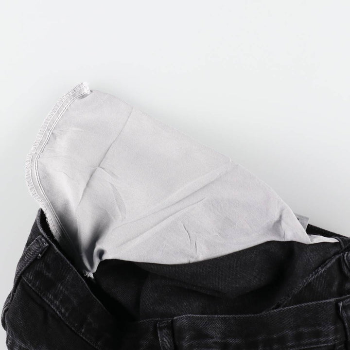 Rustler Black Denim Straight Denim Pants for Men, W30 equivalent cotton black type Vintage Second Hand