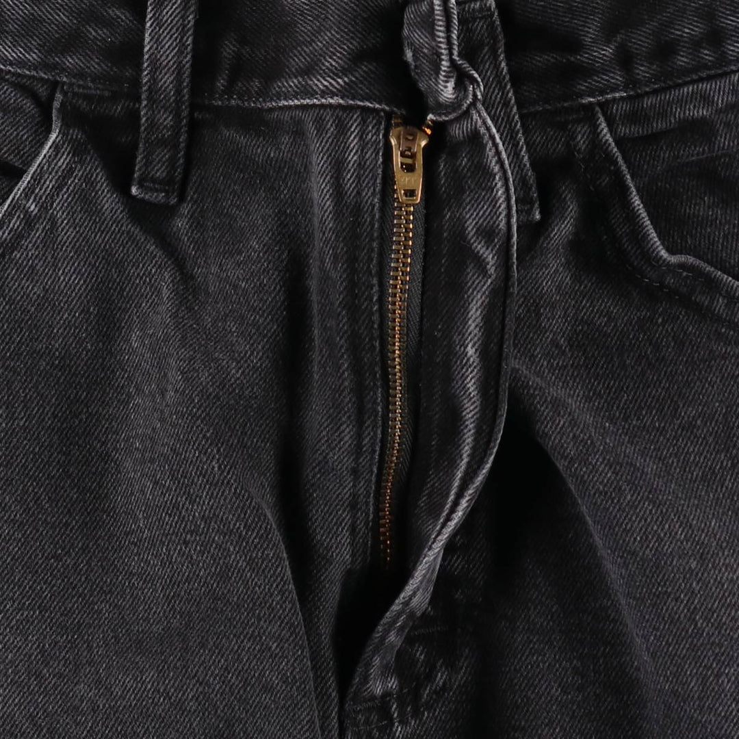 RUSTLER Black Denim Tapered Denim Pants, Men's Size W33 cotton black type Vintage Second Hand