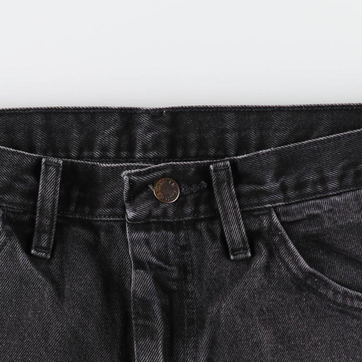 RUSTLER Black Denim Tapered Denim Pants, Men's Size W33 cotton black type Vintage Second Hand