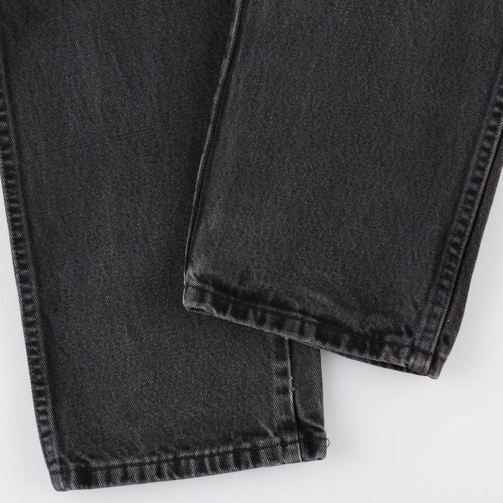 RUSTLER Black Denim Tapered Denim Pants, Men's Size W33 cotton black type Vintage Second Hand