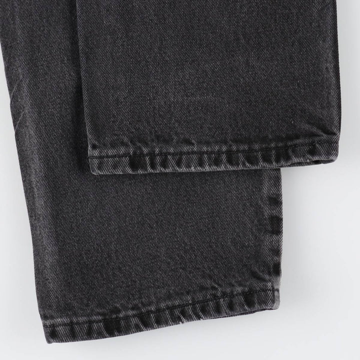 RUSTLER Black Denim Tapered Denim Pants, Men's Size W33 cotton black type Vintage Second Hand