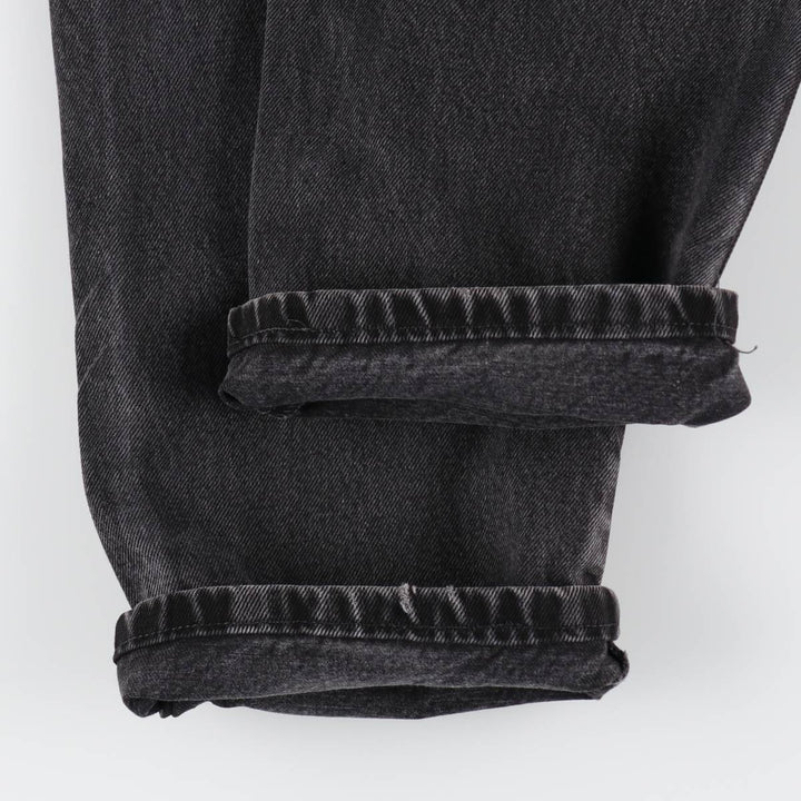 RUSTLER Black Denim Tapered Denim Pants, Men's Size W33 cotton black type Vintage Second Hand