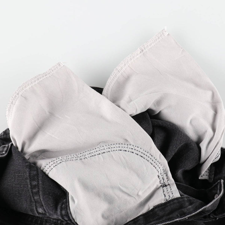 RUSTLER Black Denim Tapered Denim Pants, Men's Size W33 cotton black type Vintage Second Hand