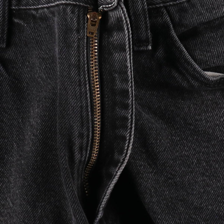 Rustler Black Denim Straight Denim Pants for Men, W32 equivalent cotton black type Vintage Second Hand