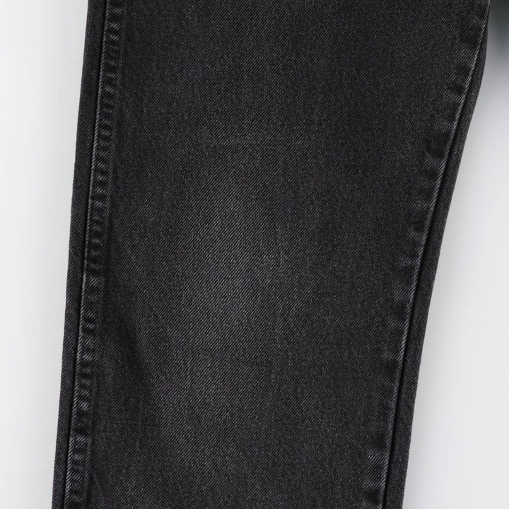 Rustler Black Denim Straight Denim Pants for Men, W32 equivalent cotton black type Vintage Second Hand