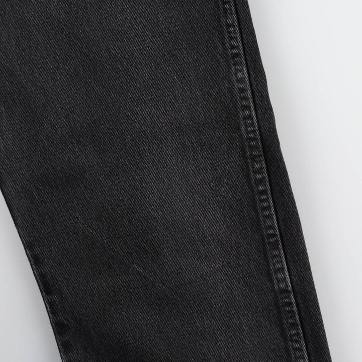 Rustler Black Denim Straight Denim Pants for Men, W32 equivalent cotton black type Vintage Second Hand