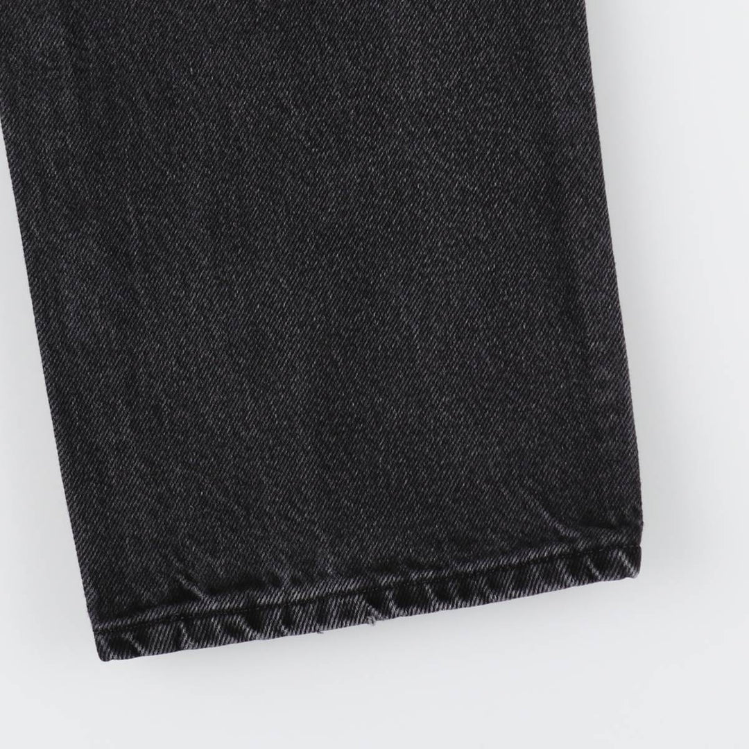 Rustler Black Denim Straight Denim Pants for Men, W32 equivalent cotton black type Vintage Second Hand