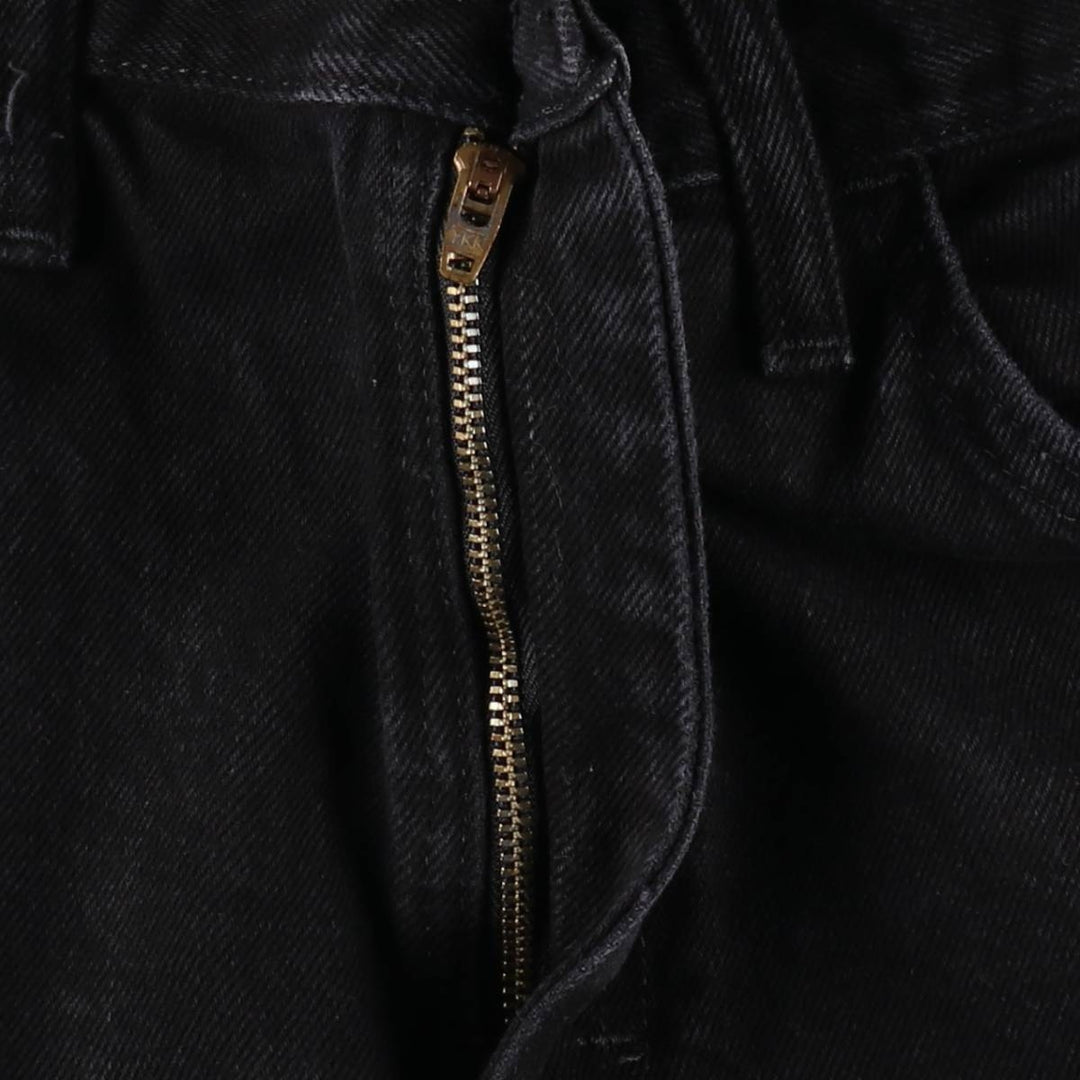 Rustler Black Denim Straight Denim Pants for Men, W31 equivalent cotton black type Vintage Second Hand