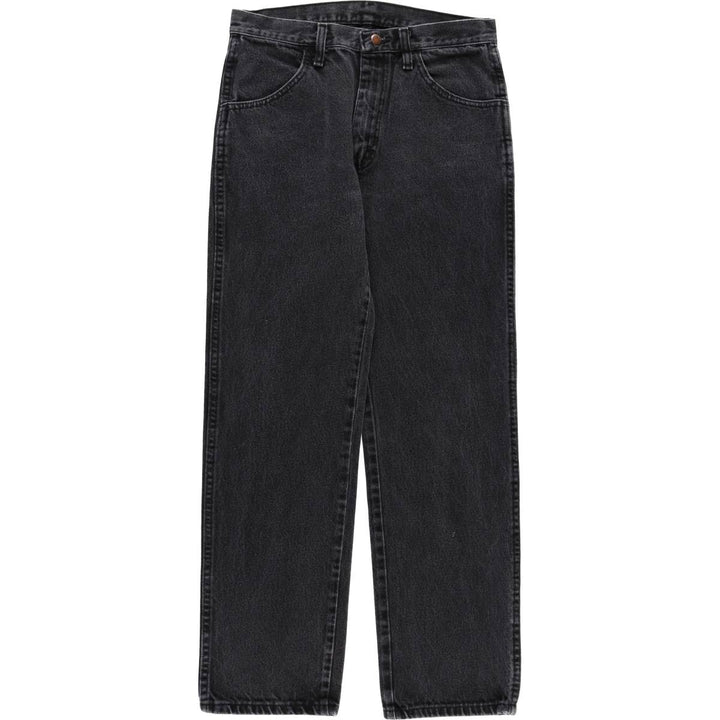 Rustler Black Denim Straight Denim Pants for Men, W30 equivalent cotton black type Vintage Second Hand