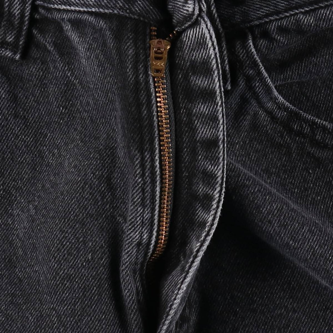 Rustler Black Denim Straight Denim Pants for Men, W30 equivalent cotton black type Vintage Second Hand