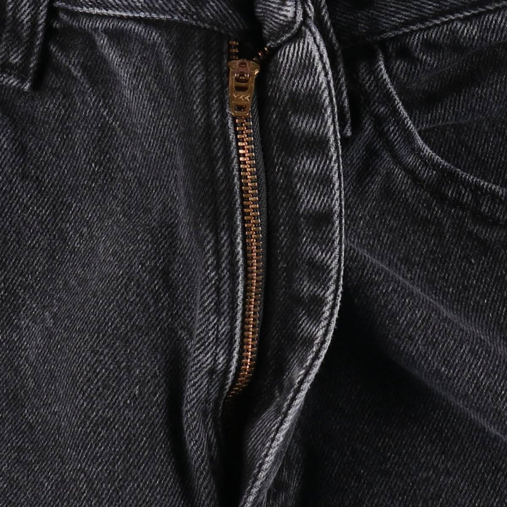 Rustler Black Denim Straight Denim Pants for Men, W30 equivalent cotton black type Vintage Second Hand