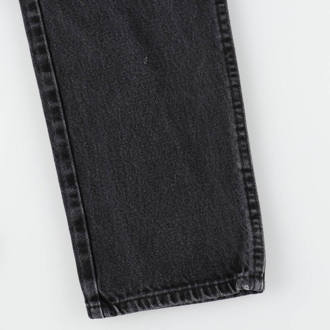 Rustler Black Denim Straight Denim Pants for Men, W30 equivalent cotton black type Vintage Second Hand