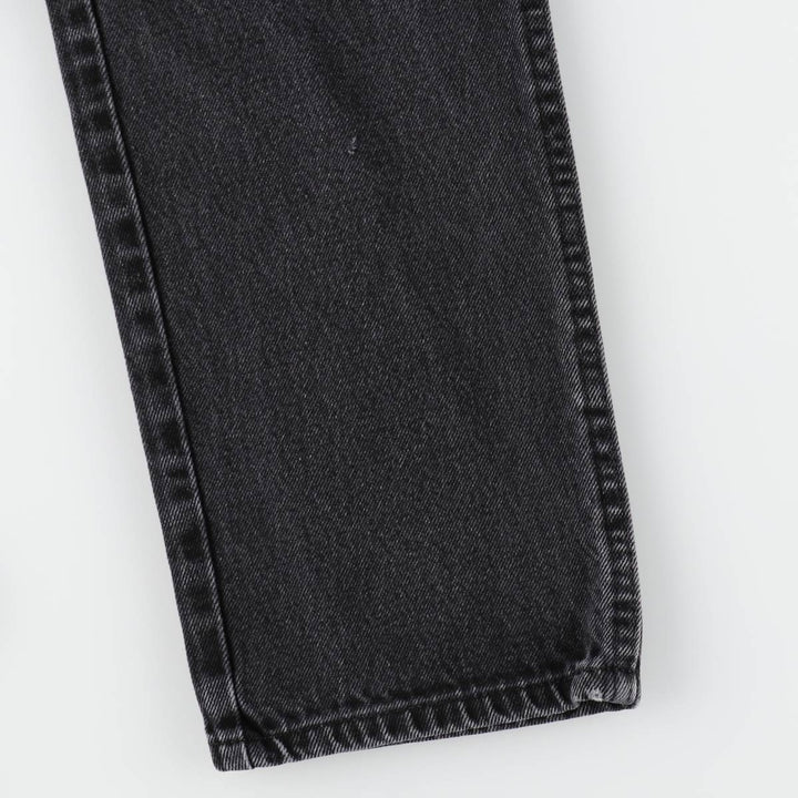 Rustler Black Denim Straight Denim Pants for Men, W30 equivalent cotton black type Vintage Second Hand