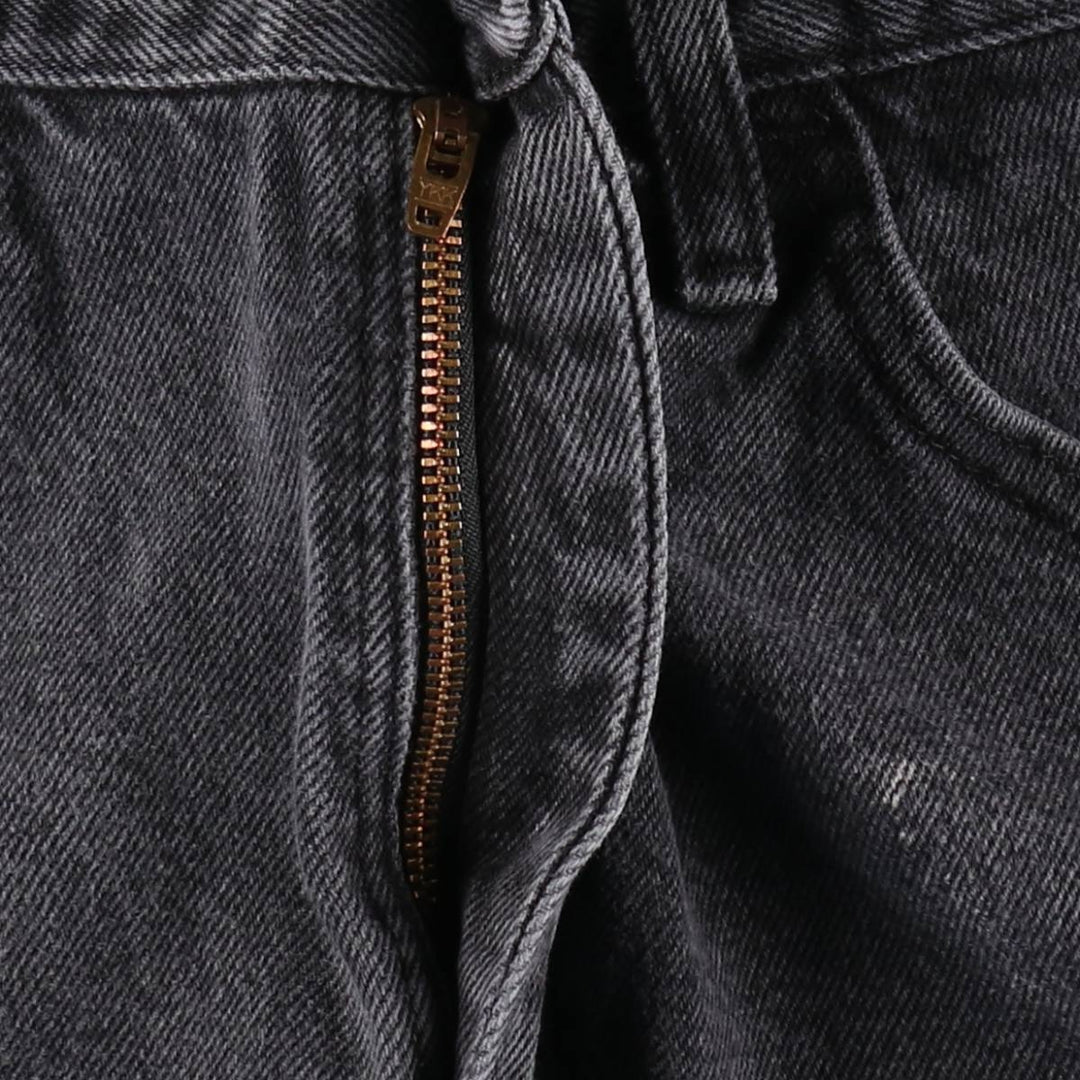 Rustler Black Denim Straight Denim Pants for Men, W32 equivalent cotton black type Vintage Second Hand