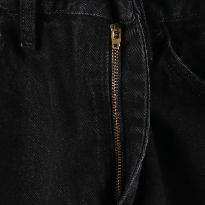 Rustler Black Denim Straight Denim Pants for Men, W34 equivalent cotton black type Vintage Second Hand