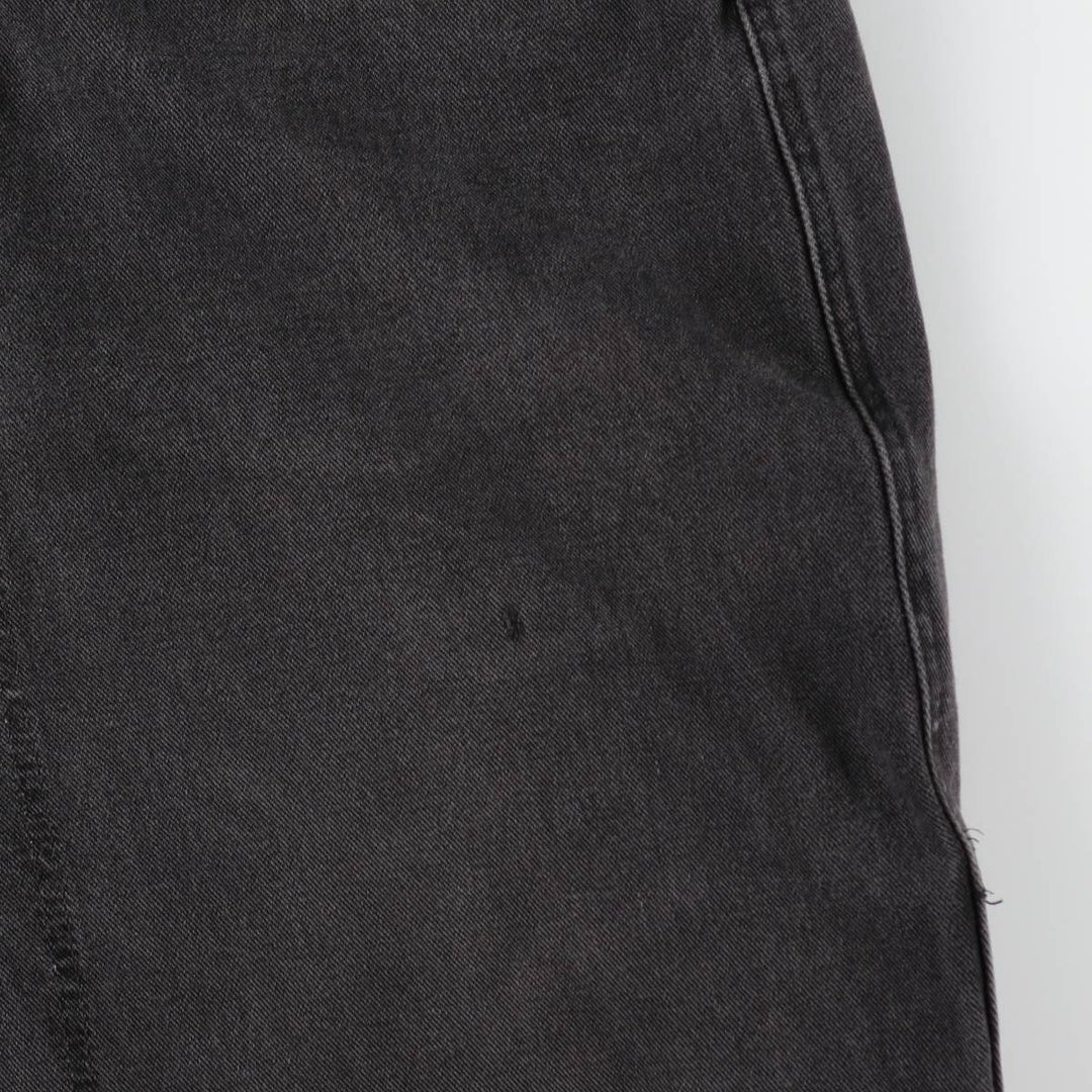 Marithe François Girbaud Black Denim Tapered Denim Pants, Men's W37 (approx.) cotton black type Vintage Second Hand