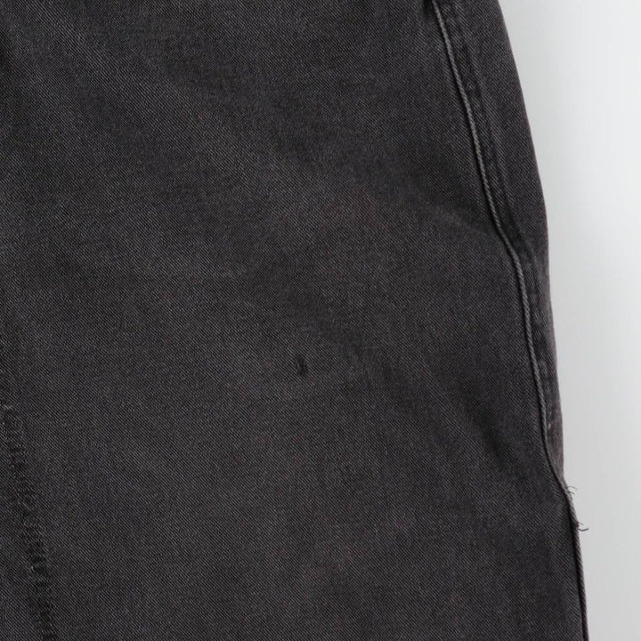 Marithe François Girbaud Black Denim Tapered Denim Pants, Men's W37 (approx.) cotton black type Vintage Second Hand