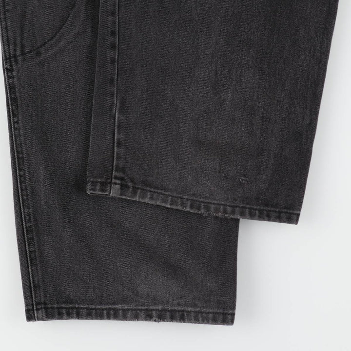 Marithe François Girbaud Black Denim Tapered Denim Pants, Men's W37 (approx.) cotton black type Vintage Second Hand
