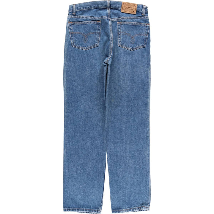 80s-90'S Ralph Lauren Polo Ralph Lauren Straight Denim Pants, Made in USA, Men's W32 (approx.), Vintage cotton blue type Vintage Second Hand