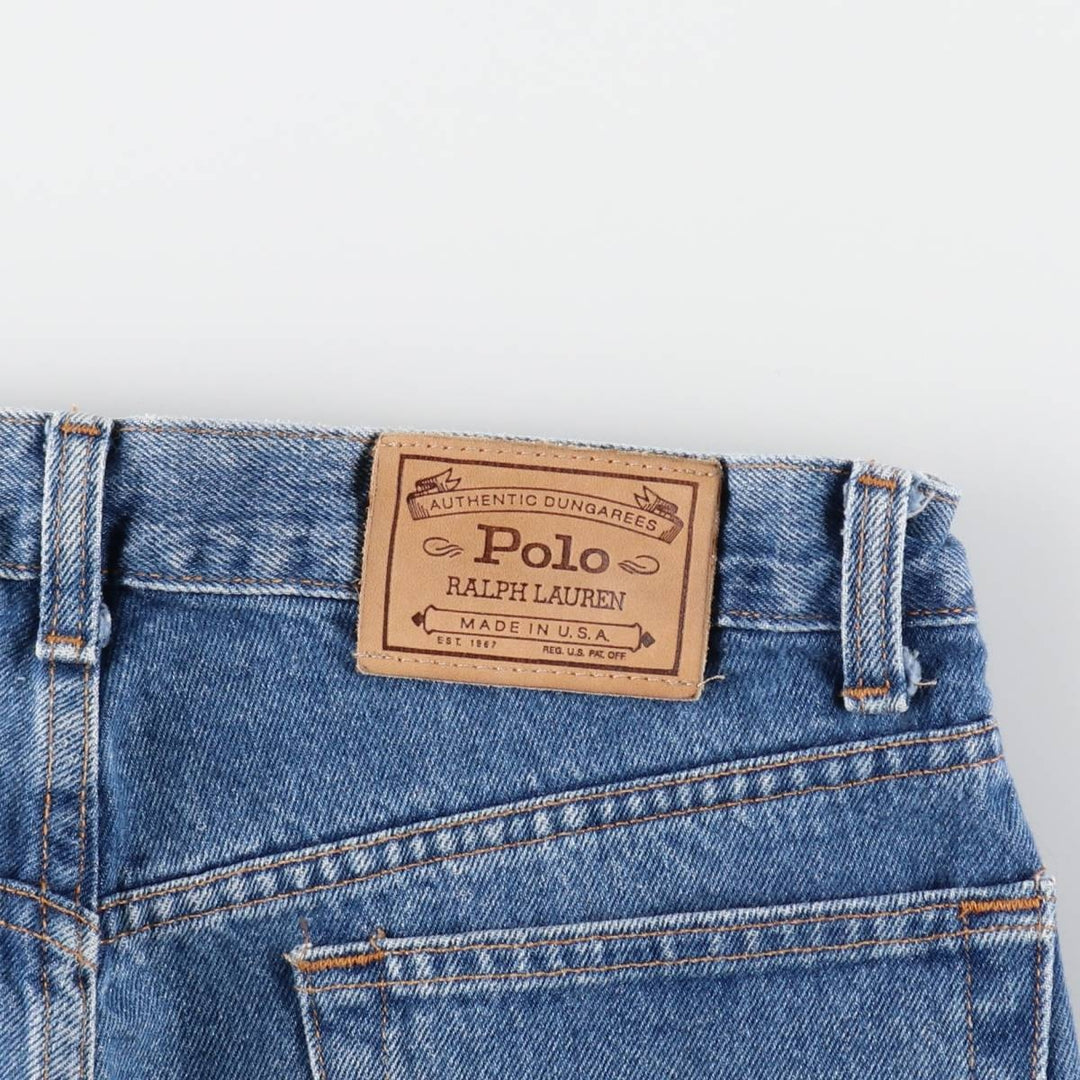 80s-90'S Ralph Lauren Polo Ralph Lauren Straight Denim Pants, Made in USA, Men's W32 (approx.), Vintage cotton blue type Vintage Second Hand