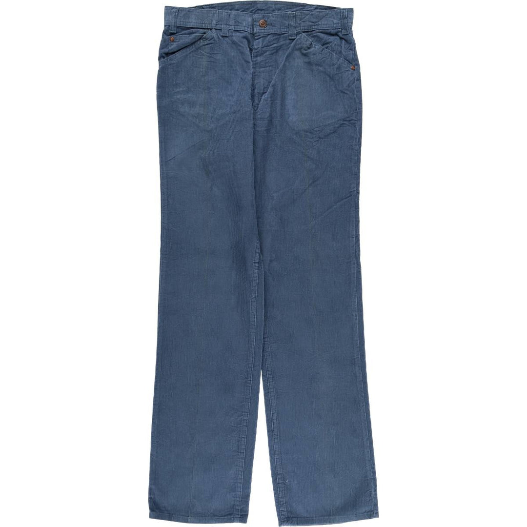 70s-80'S Levi's Levi's for men corduroy pants, men's size W33 equivalent, vintage. unclear navy blue type Vintage Second Hand