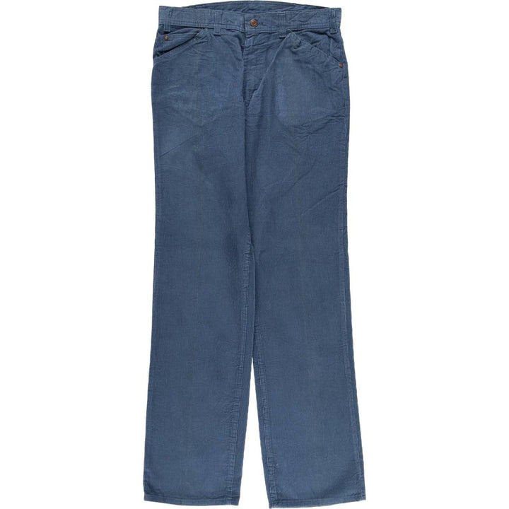 70s-80'S Levi's Levi's for men corduroy pants, men's size W33 equivalent, vintage. unclear navy blue type Vintage Second Hand
