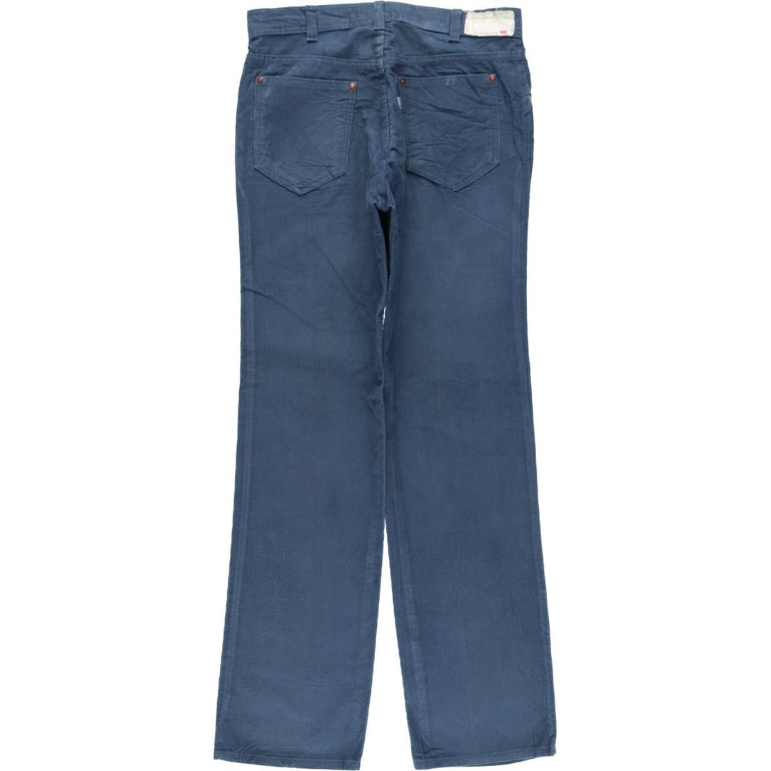 70s-80'S Levi's Levi's for men corduroy pants, men's size W33 equivalent, vintage. unclear navy blue type Vintage Second Hand