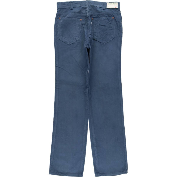 70s-80'S Levi's Levi's for men corduroy pants, men's size W33 equivalent, vintage. unclear navy blue type Vintage Second Hand