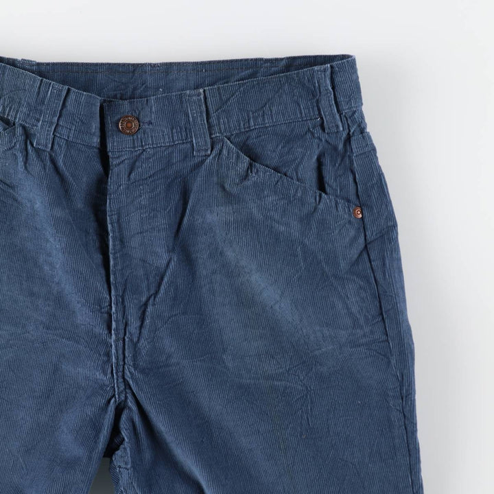 70s-80'S Levi's Levi's for men corduroy pants, men's size W33 equivalent, vintage. unclear navy blue type Vintage Second Hand
