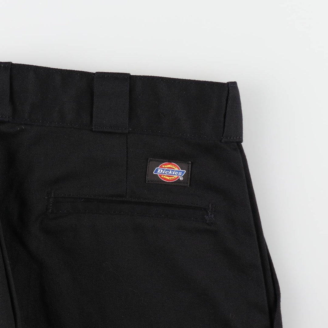 Dickies Work Pants Men's W32 equivalent polyester black type Vintage Second Hand