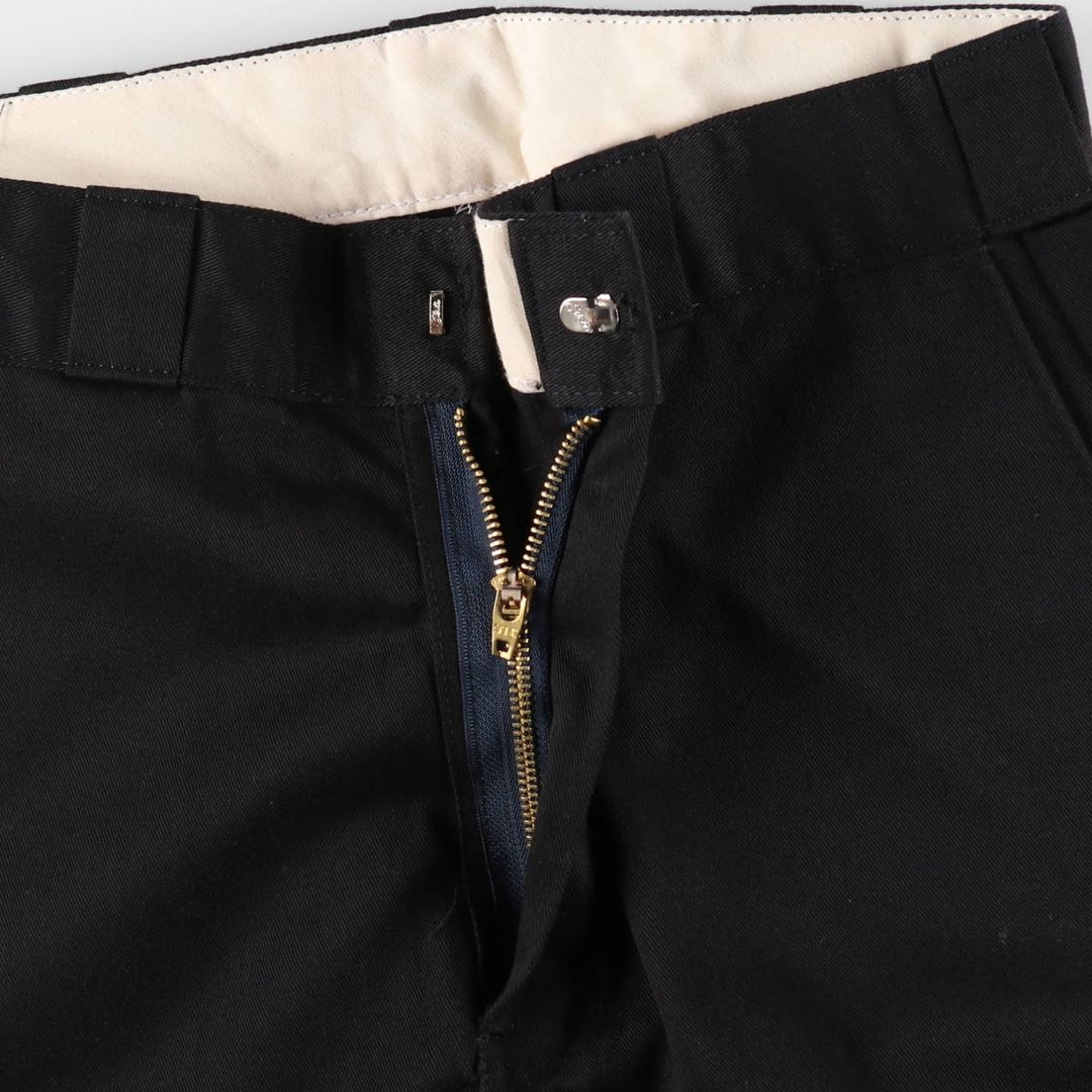 Dickies Work Pants Men's W32 equivalent polyester black type Vintage Second Hand