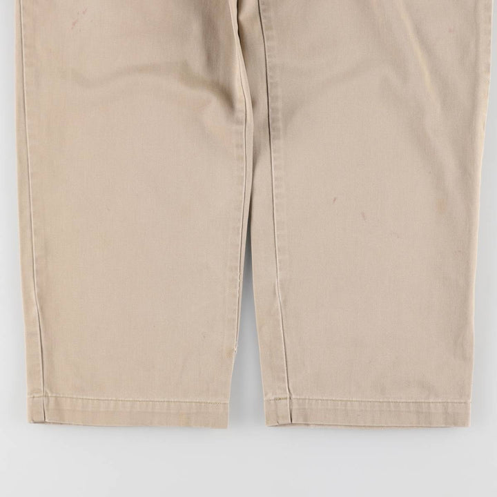 Ralph Lauren POLO by Ralph Lauren ANDREW PANT Two-pleat chino pants for men, equivalent to W33 cotton Beige type Vintage Second Hand