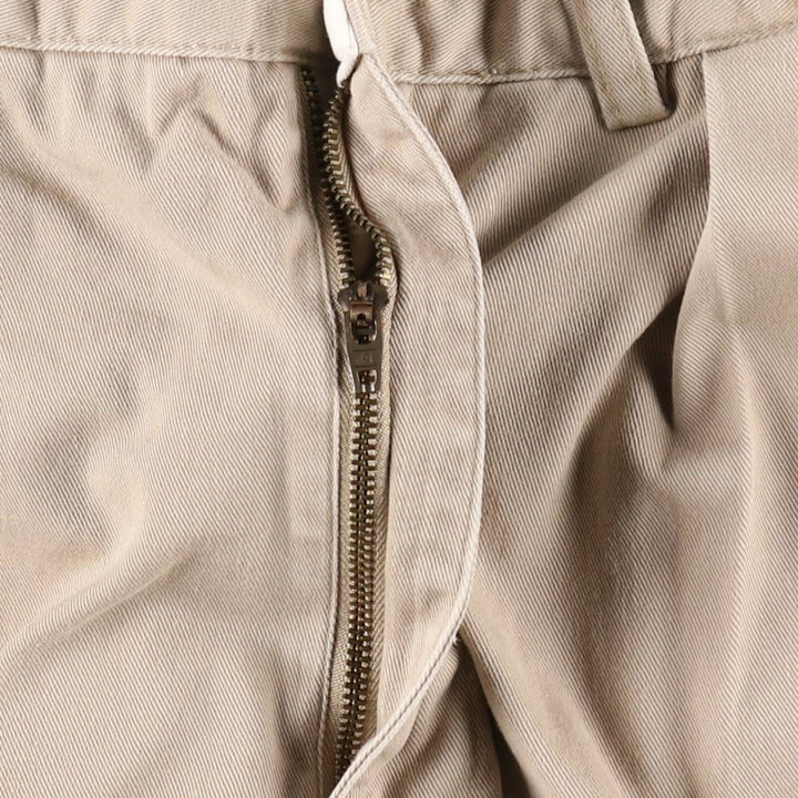 Ralph Lauren POLO by Ralph Lauren ANDREW PANT Two-pleat chino pants for men, equivalent to W33 cotton Beige type Vintage Second Hand