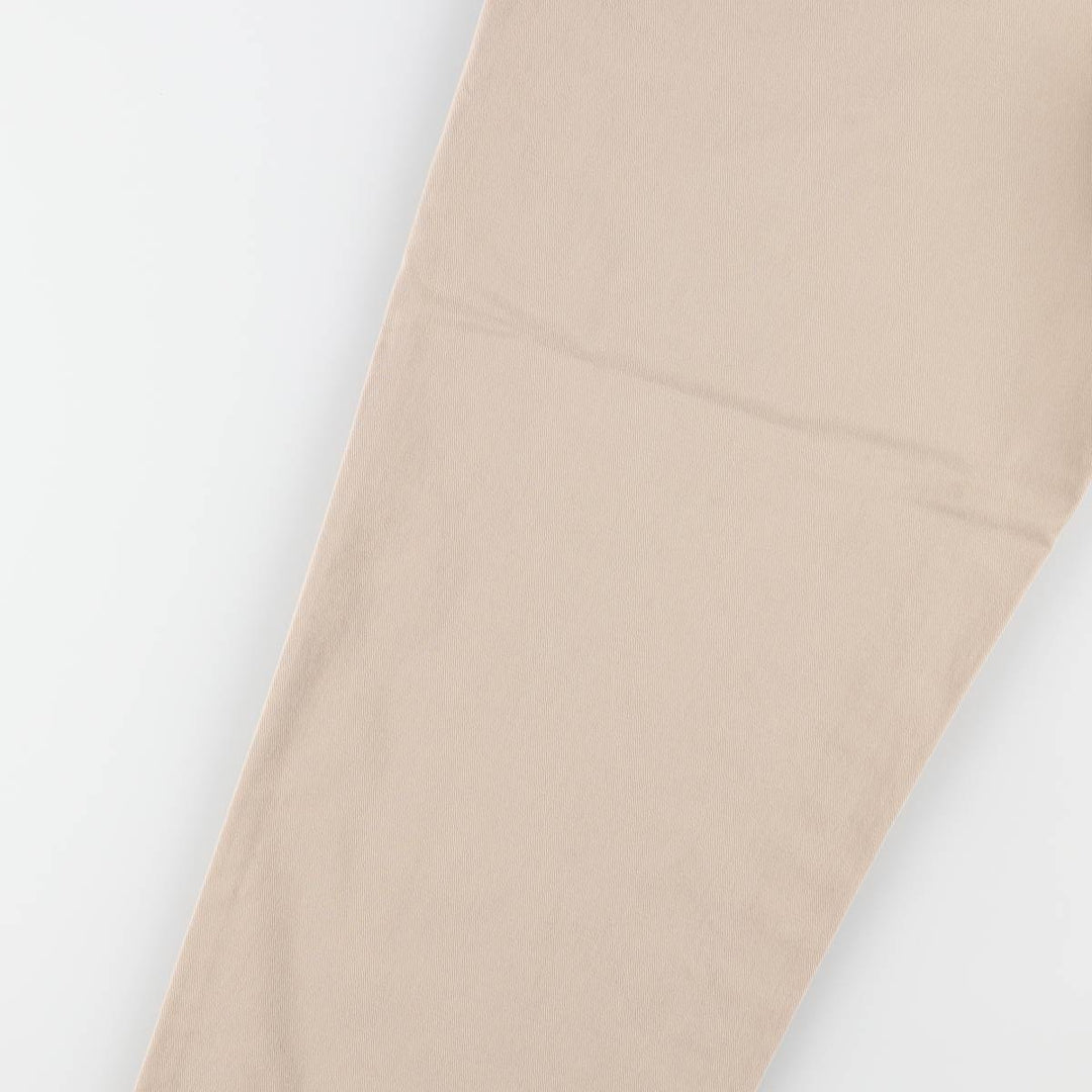 Ralph Lauren POLO by Ralph Lauren ANDREW PANT Two-pleat chino pants for men, equivalent to W33 cotton Beige type Vintage Second Hand