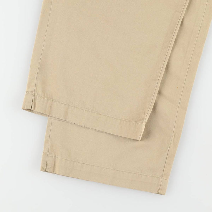 Ralph Lauren POLO GOLF two-pleat chino pants, men's size W35 (approx.) cotton Beige type Vintage Second Hand