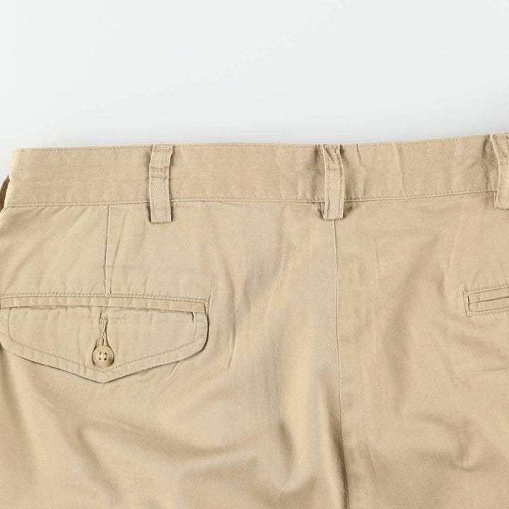 Ralph Lauren POLO GOLF two-pleat chino pants, men's size W35 (approx.) cotton Beige type Vintage Second Hand
