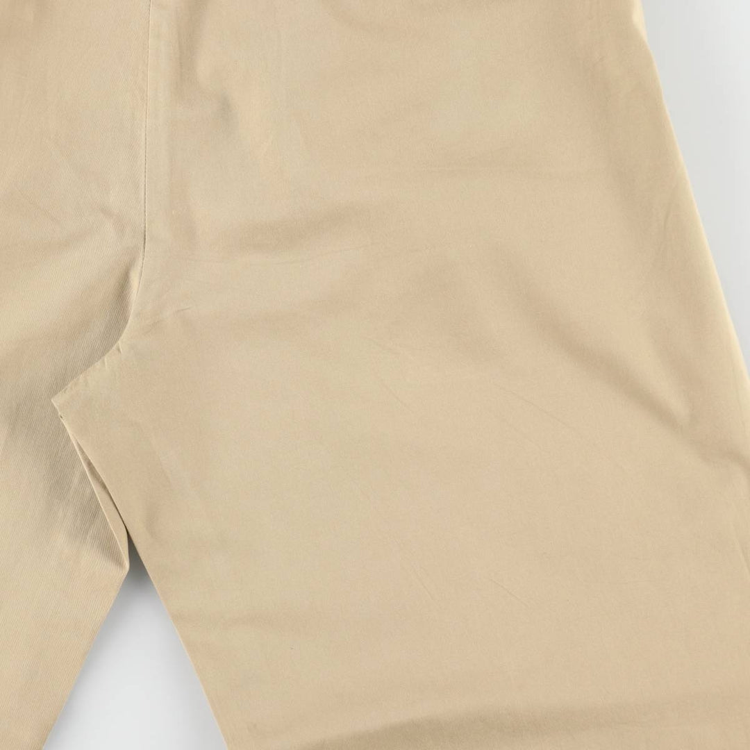 Ralph Lauren POLO GOLF two-pleat chino pants, men's size W35 (approx.) cotton Beige type Vintage Second Hand