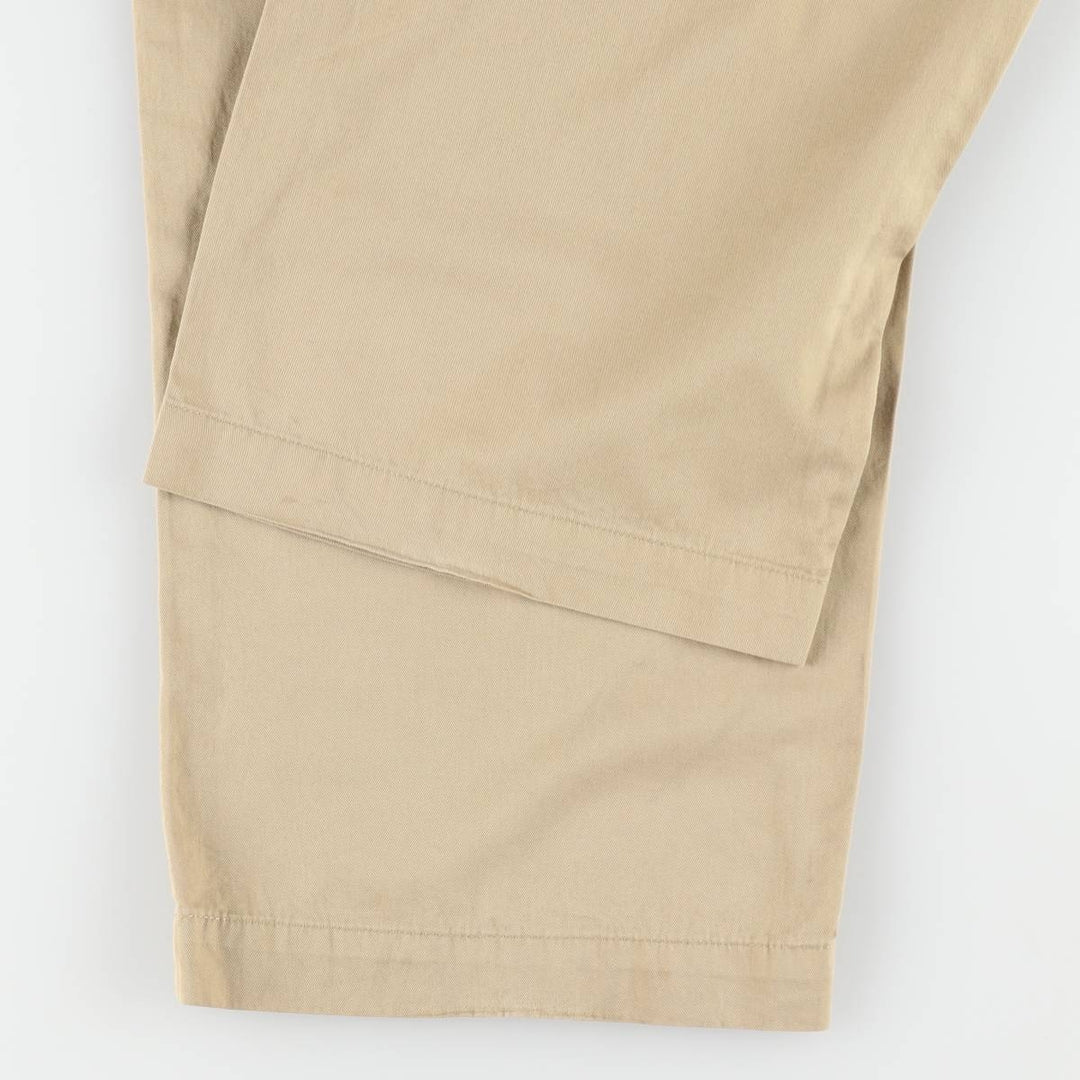 Ralph Lauren POLO GOLF two-pleat chino pants, men's size W35 (approx.) cotton Beige type Vintage Second Hand