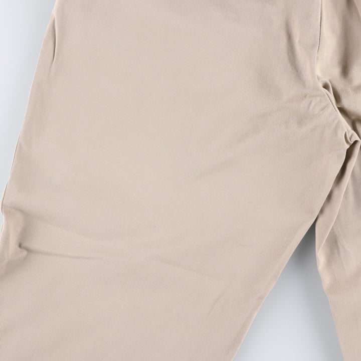 Ralph Lauren POLO by Ralph Lauren HAMMOND PANT, two-pleat chino pants, men's, w34 equivalent cotton Beige type Vintage Second Hand