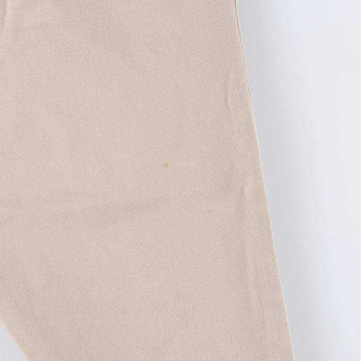 Ralph Lauren POLO by Ralph Lauren ETHAN PANT Two-pleat chino pants for men, size W34 cotton Beige type Vintage Second Hand