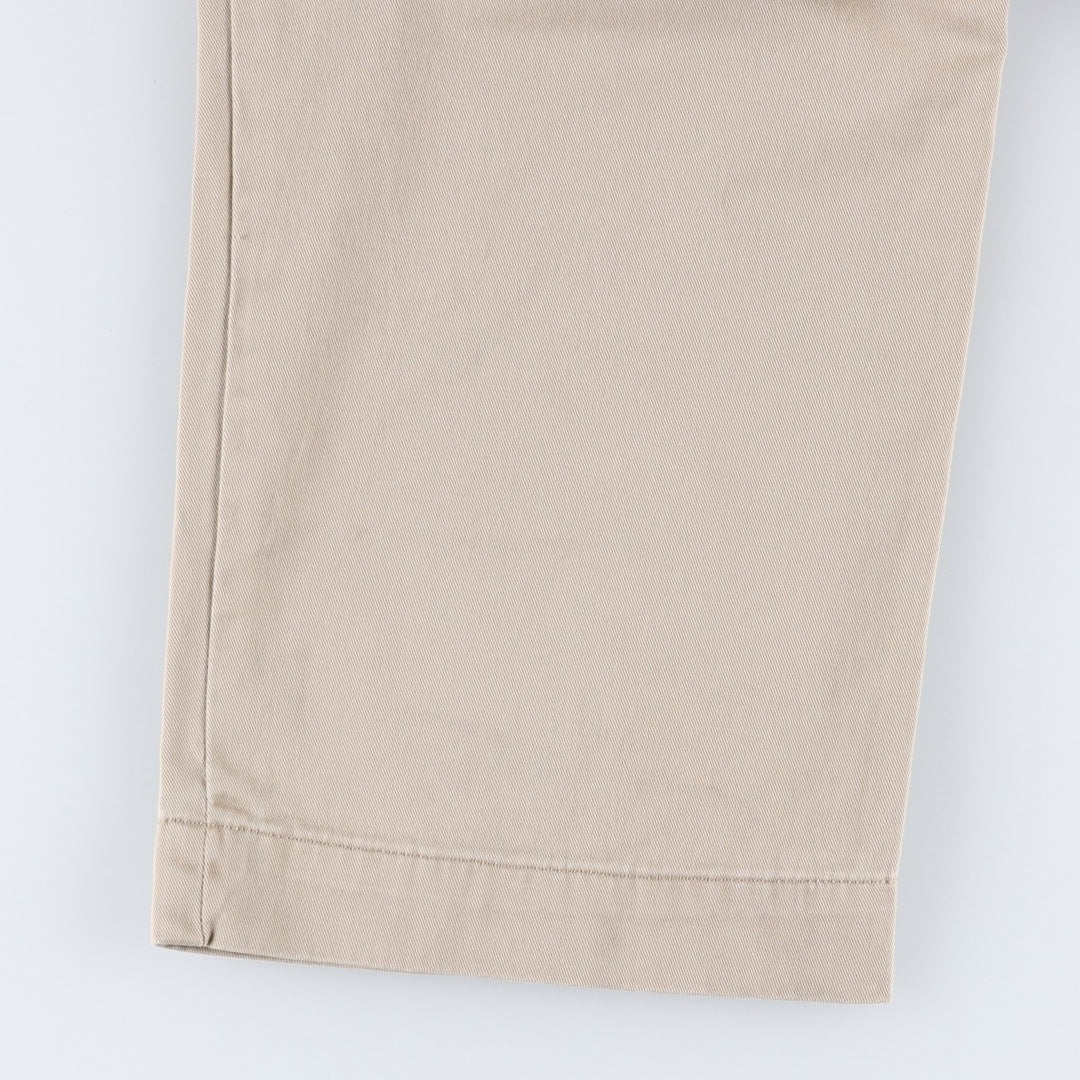 Ralph Lauren POLO by Ralph Lauren ETHAN PANT Two-pleat chino pants for men, size W34 cotton Beige type Vintage Second Hand