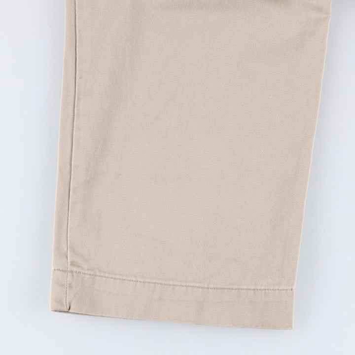 Ralph Lauren POLO by Ralph Lauren ETHAN PANT Two-pleat chino pants for men, size W34 cotton Beige type Vintage Second Hand